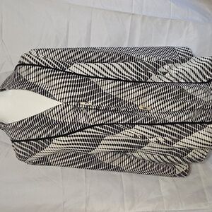 Chico's Travelers Collection Black and White Jacket